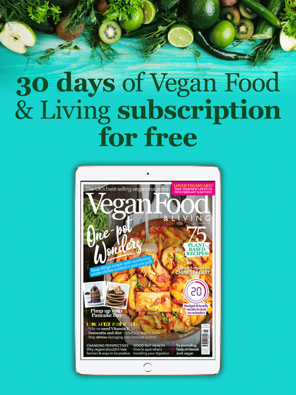 Vegan Food & Living iPad screenshot 4 - Lifestyle app