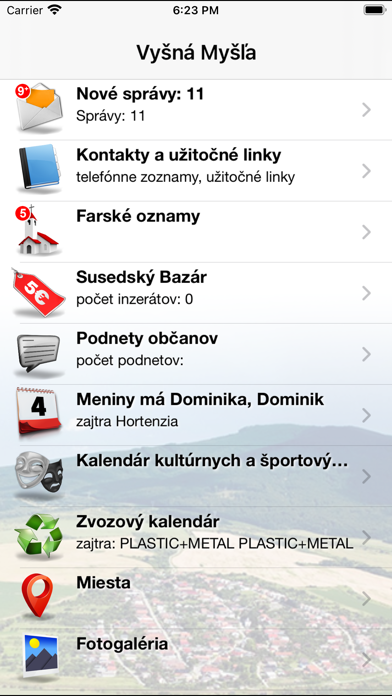 Vyšná Myšľa Screenshot