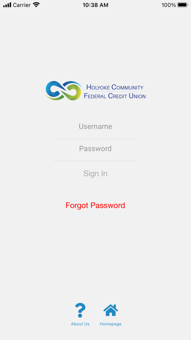 HCFCU Mobile App Screenshot