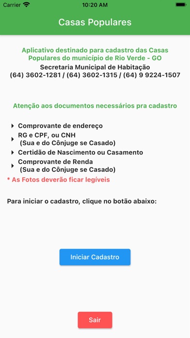 Rio Verde Habitação Screenshot