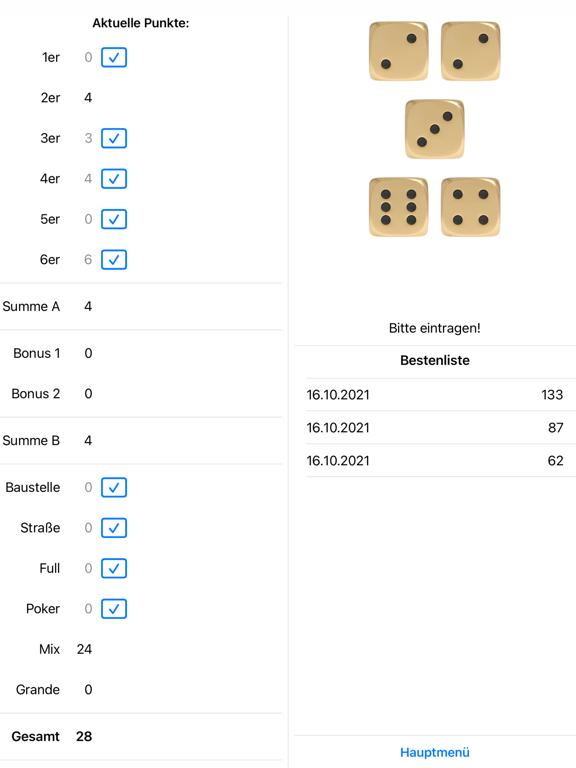 Screenshot #5 pour Dice poker game