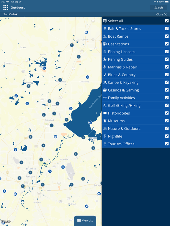 Mississippi Crappie Trail iPad screenshot 4 - Sports app