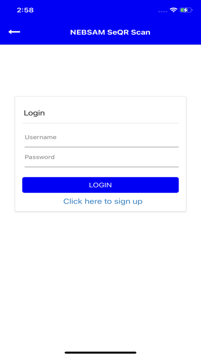 Screenshot #2 pour NEBSAM SeQR Scan
