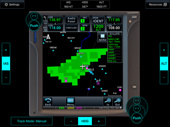 Garmin GTN Trainer iPad app afbeelding 5