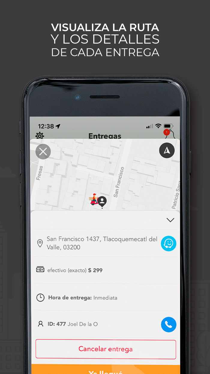 Repartidor aDomicil.io