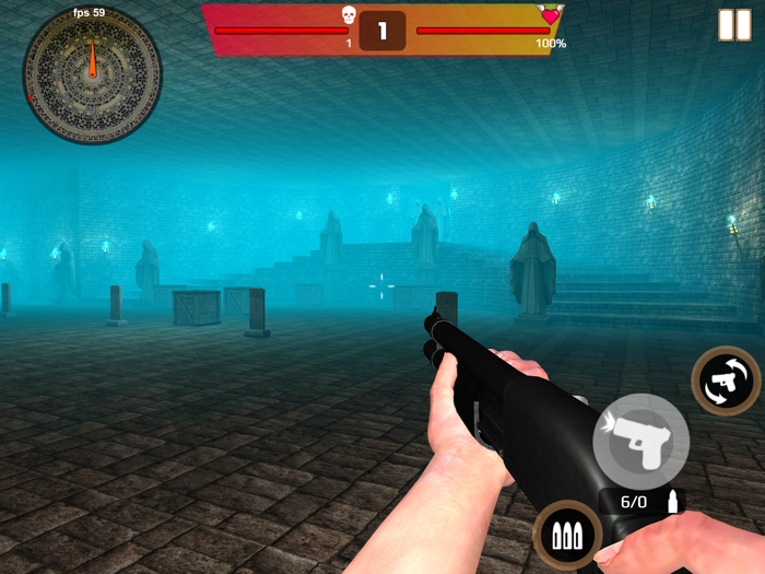 Gun War Skeletons Shooting