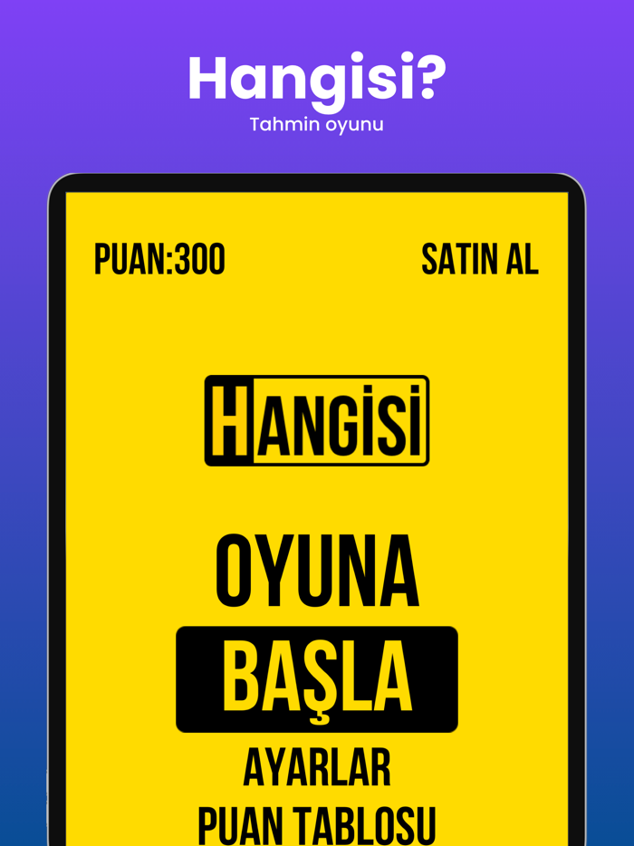 Hangisi Puzzle