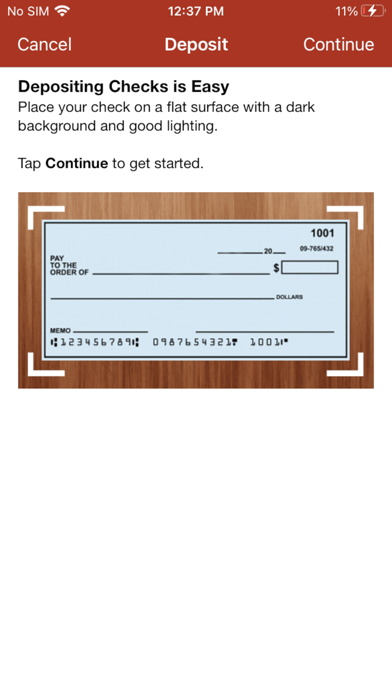 PlainsCapital Mobile Banking Screenshot
