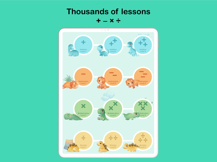 Dino Math Learning Games