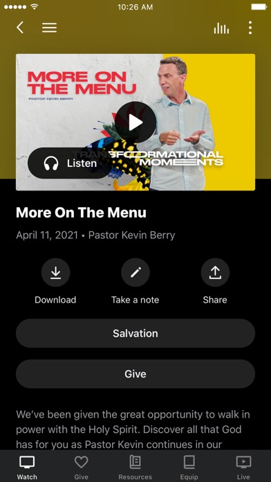 Mount Hope Church Screenshot