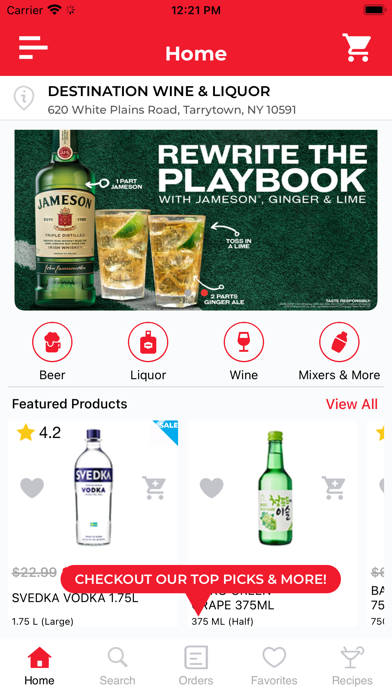 Destination Wine & Liquor Screenshot