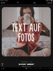 font candy mit text auf bilder ipad bildschirmfoto 4