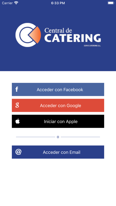 Servicatering Familiar Screenshot