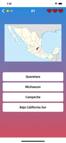 Game screenshot Mexico: States Map Quiz Game apk