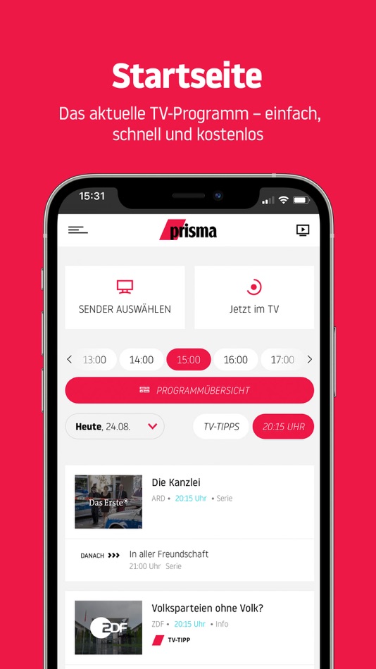 #1. prisma – deine TV-Programm-App (iOS) Oleh: prisma-Verlag GmbH & Co. KG