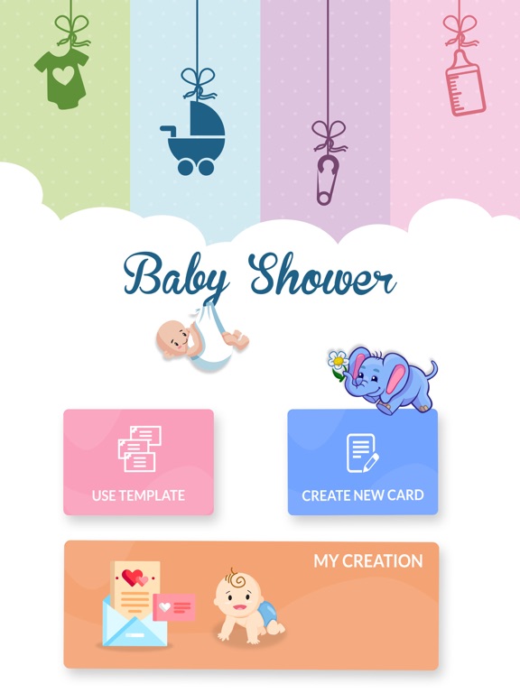 Screenshot #4 pour Baby Shower Card Maker