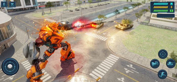 Robot Tank Hero War Machines