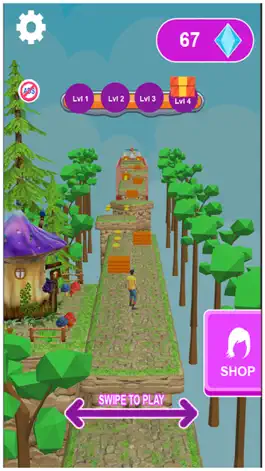 Game screenshot Jungle Fly Race 3D Sky Glider apk