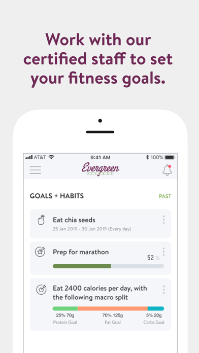 Evergreen Fitness at Home Screenshot