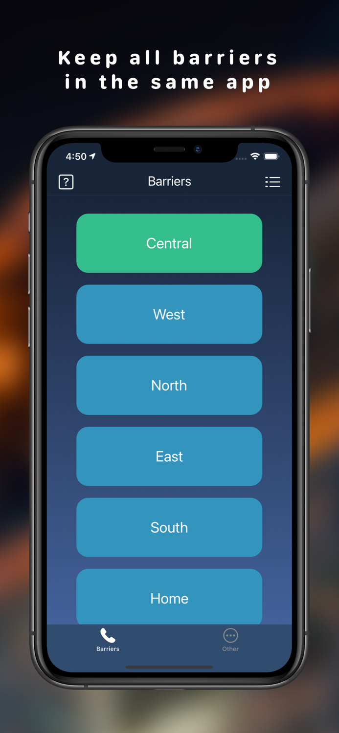 Abrista barriers opener