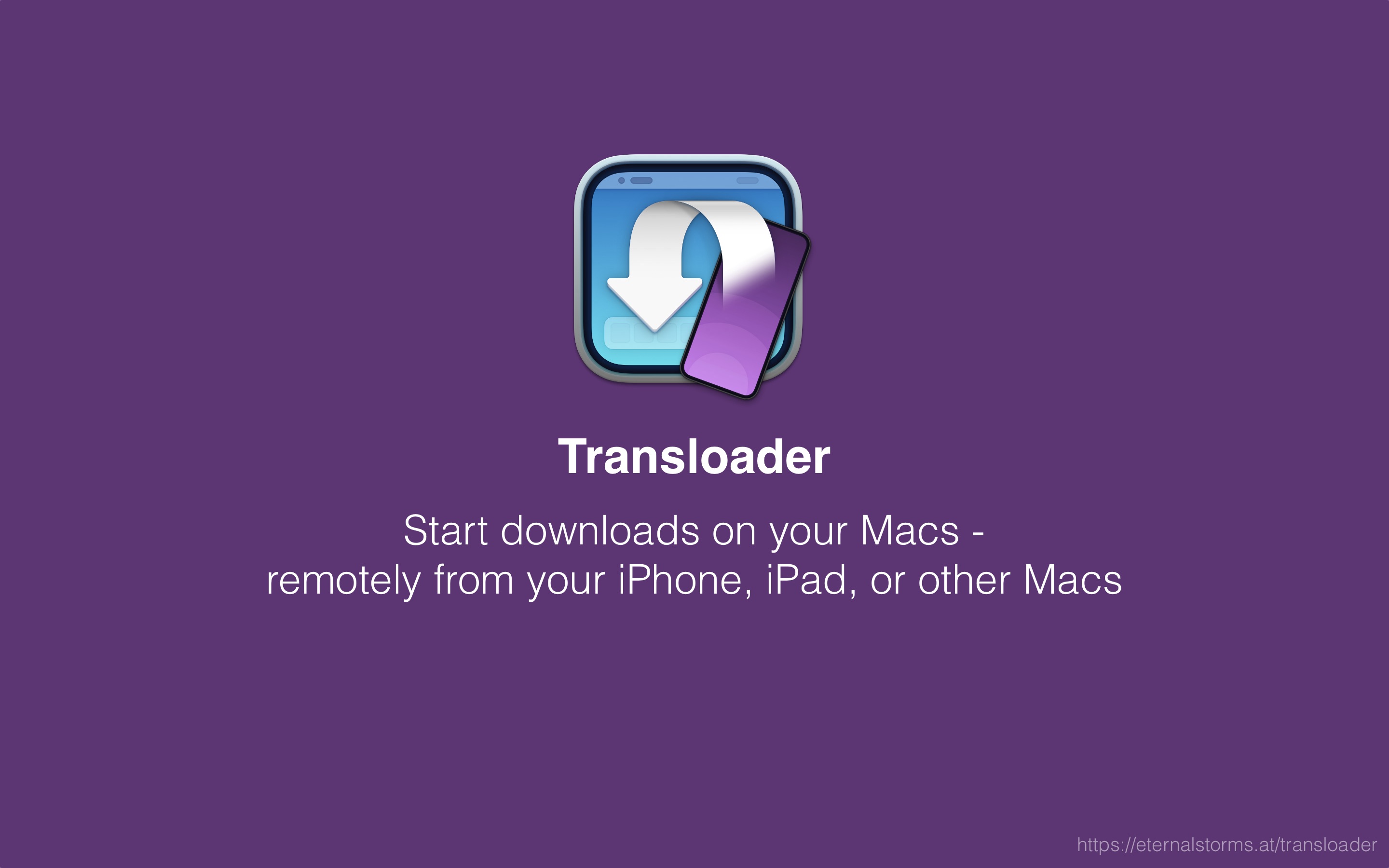 Screenshot do app Transloader