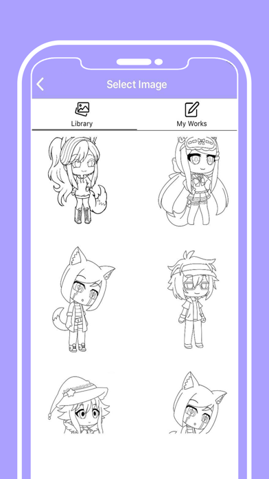 Gacha life Coloring Book &Chat Screenshot