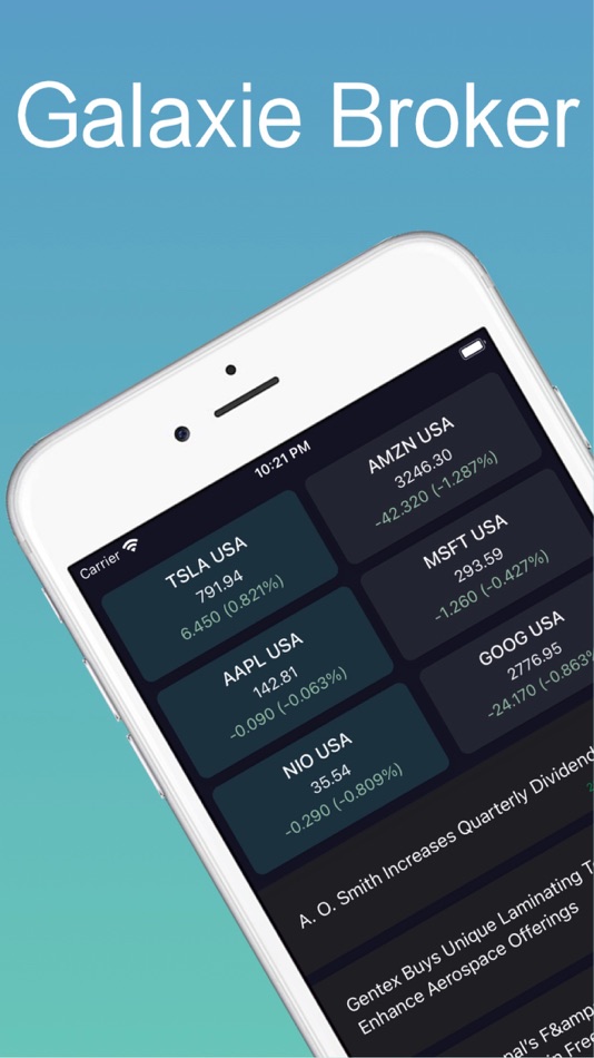 #1. Galaxie Broker (iOS) 由: MERVEILLEUX GALAXIE LIMITED OU
