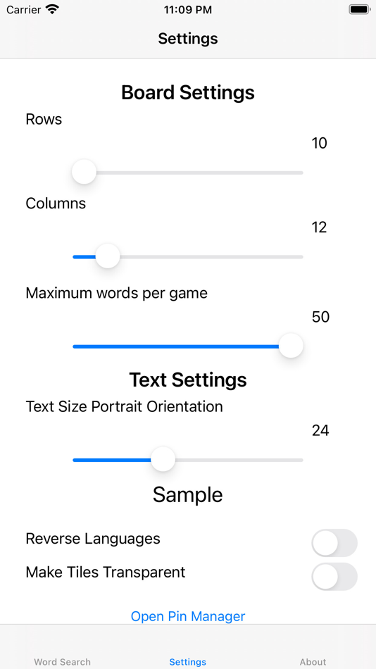 #2. WordSearch Multi Language (iOS) Podle: Lucy Jagdev