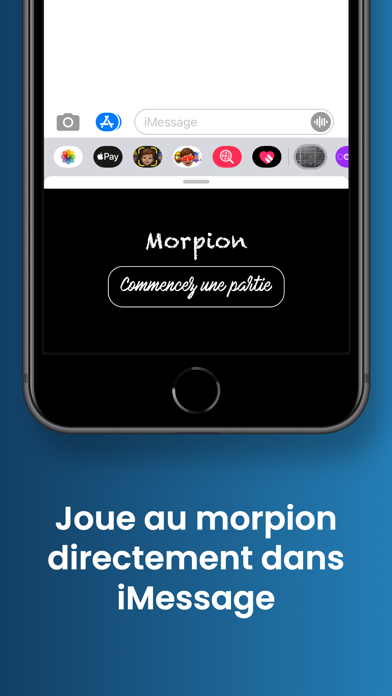 Screenshot #1 pour Morpion, jeu pour iMessage