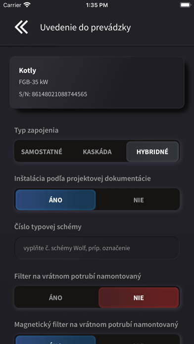 Wolf Asistent Screenshot