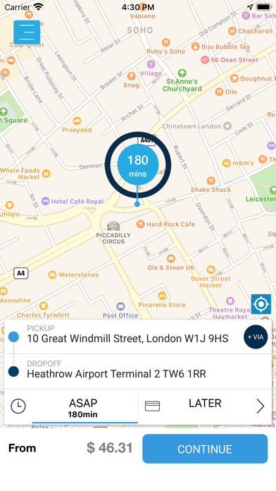 360 Airport Transfer Screenshot