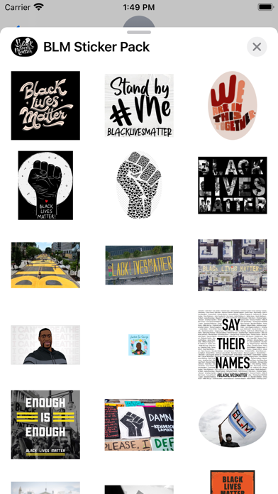 BLM Sticker Pack 2021 Screenshot