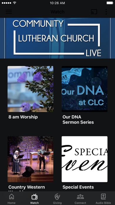 Community Lutheran Church Screenshot