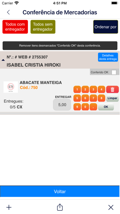 iCeasa Conferente Screenshot