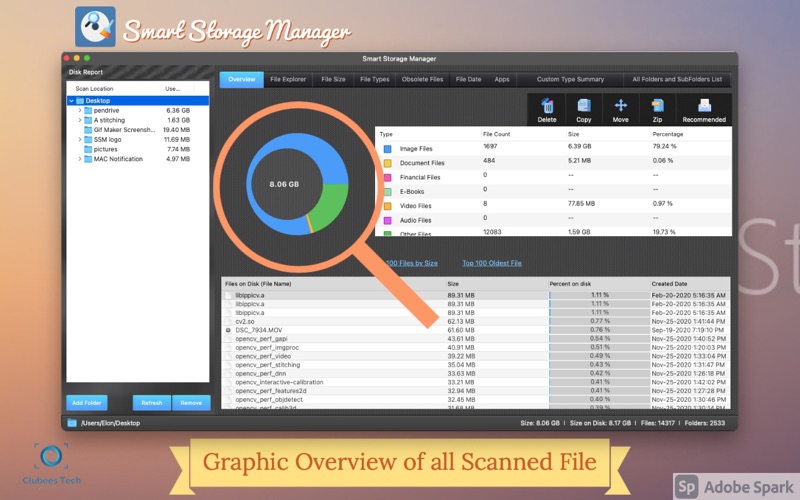Screenshot #1 pour Smart Storage Manager