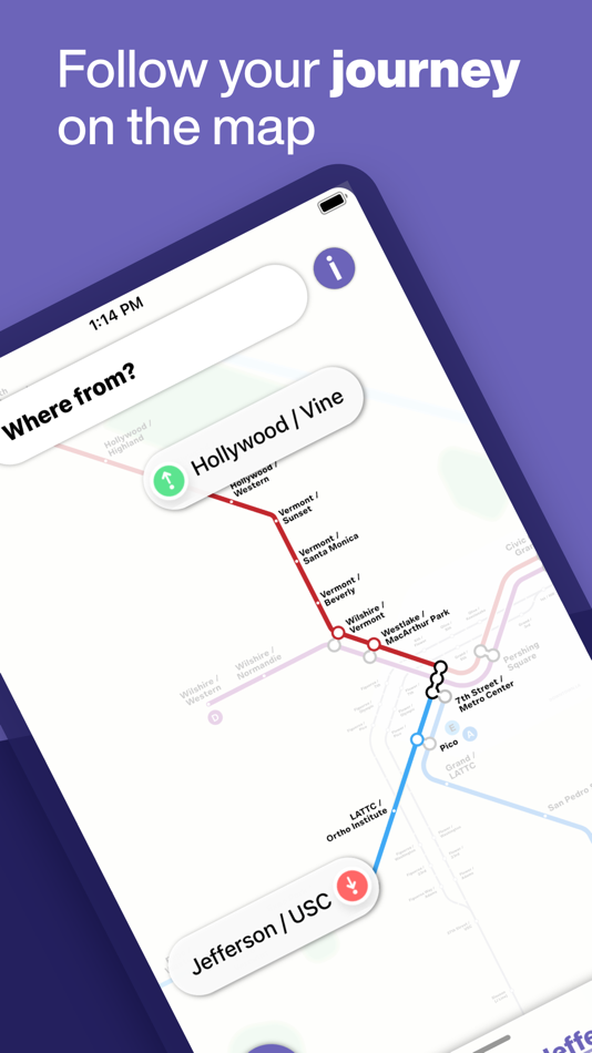 #4. LA Metro Interactive Map (iOS) 由: Mapway Limited