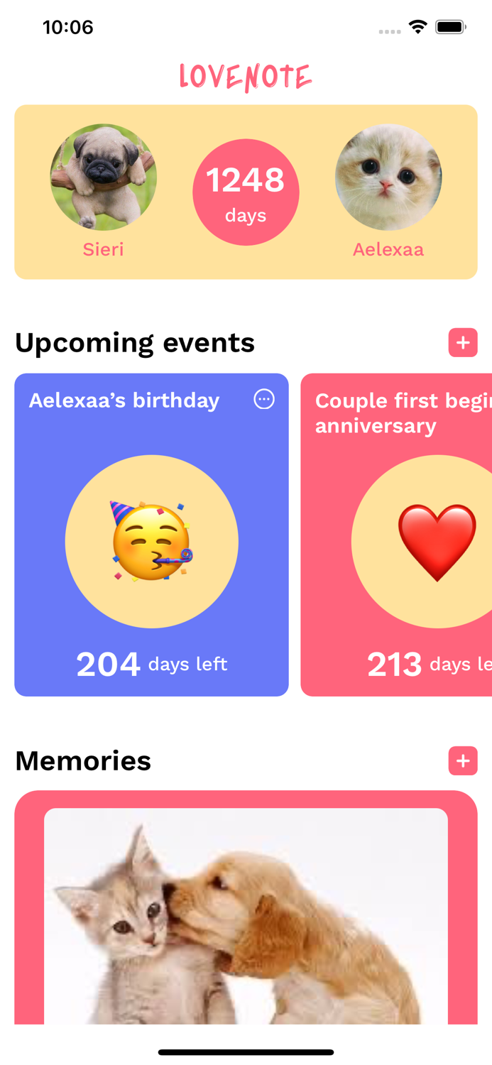 Love Note  Count Days of Love