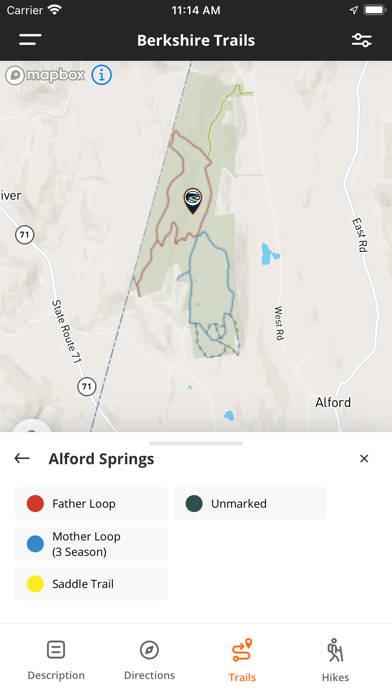 BNRC Berkshire Trails Screenshot