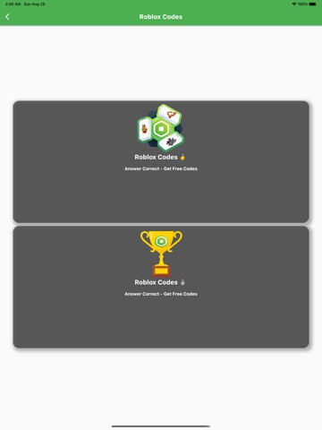 Robux Codes Gold Cards Quizのおすすめ画像4