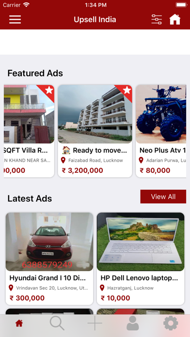 UPSELL APP Screenshot