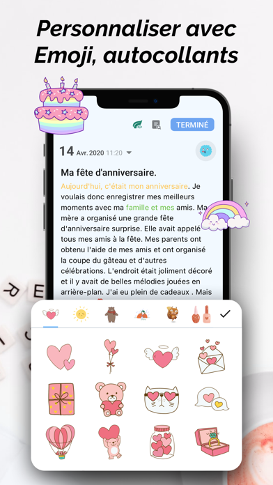 Screenshot #3 pour My Diary - journal intime