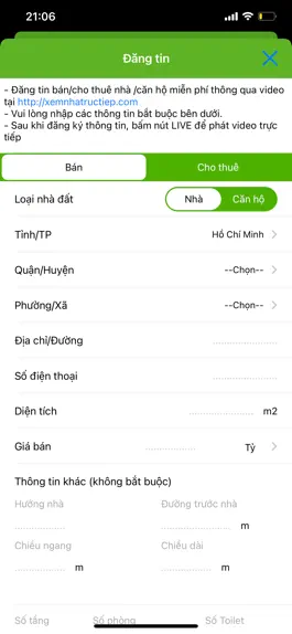 Game screenshot HomeLive-Đăng tin mua bán nhà apk