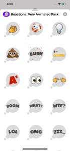 Reactions: Very Animated Pack screenshot #6 for iPhone