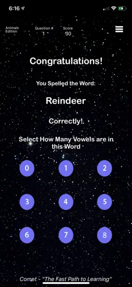 Game screenshot Animals - Comet Spelling Game hack