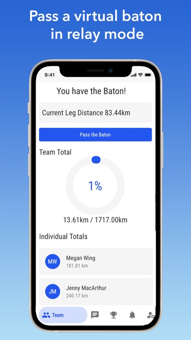 Virtual Baton Screenshot