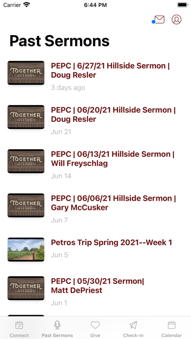 Parker Evangelical Church Screenshot