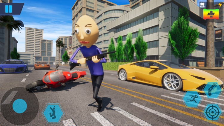 Baldi Stickman Hero Crime City screenshot-6
