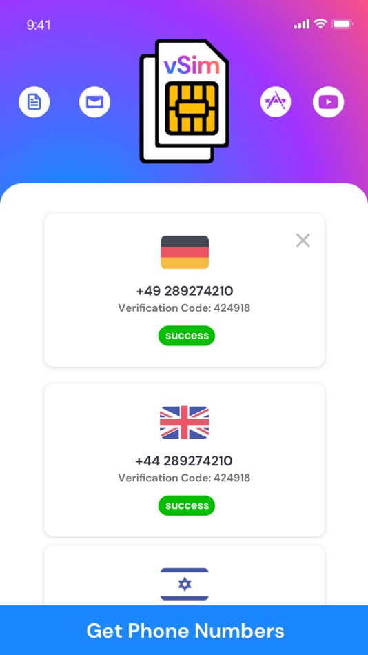 #5. Messenger Virtual Phone Number (iOS) By: Peyote Digital