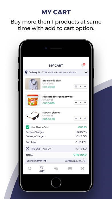 Phlenu Shopping Screenshot
