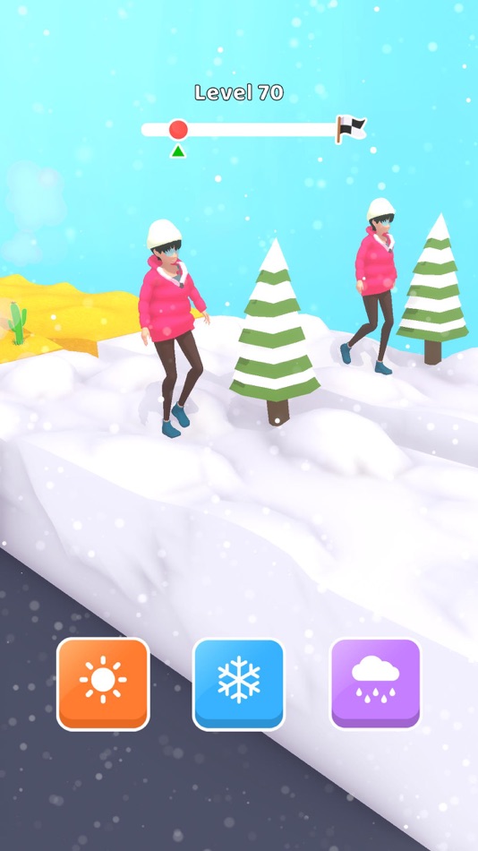 #4. Weather Run 3D (iOS) 由: HAPPY GAME COMPANY TEKNOLOJI ANONIM SIRKETI